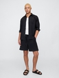 7" Linen-Blend Easy Shorts