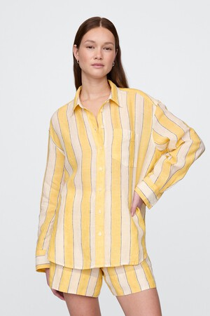100% Linen Oversized Shirt