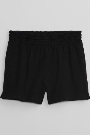Kids Smocked Jersey Pull-On Shorts