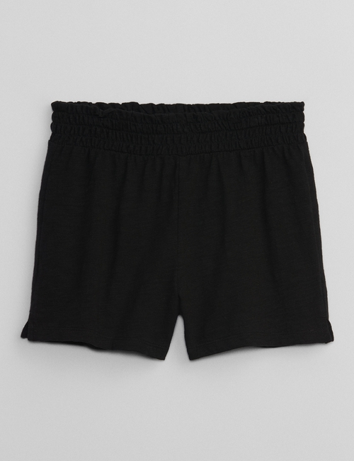 Kids Smocked Jersey Pull-On Shorts