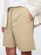 7" Essential Pull-On Khaki Shorts