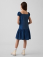 Kids Denim Drop-Waist Dress