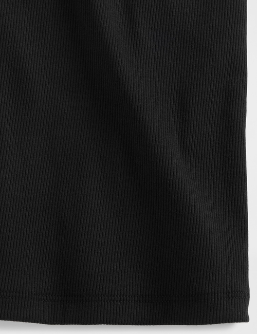 LS BOW RIB DRESS