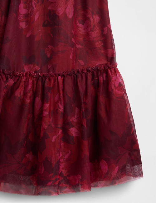 CAP SLV OCC MIDI DRESS