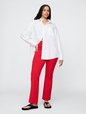 High Rise Ponte Crop Kick Pants
