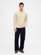 Relaxed Cable-Knit Sweater