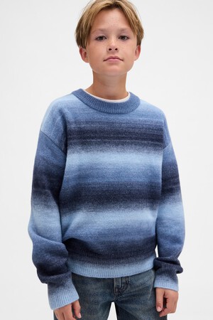 SPACE DYE CREW SWEATER