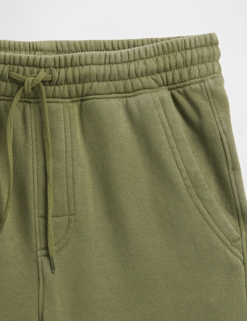 Kids Washed-Fleece Pull-On Shorts
