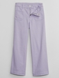 Kids High Rise Wide-Leg Ankle Jeans