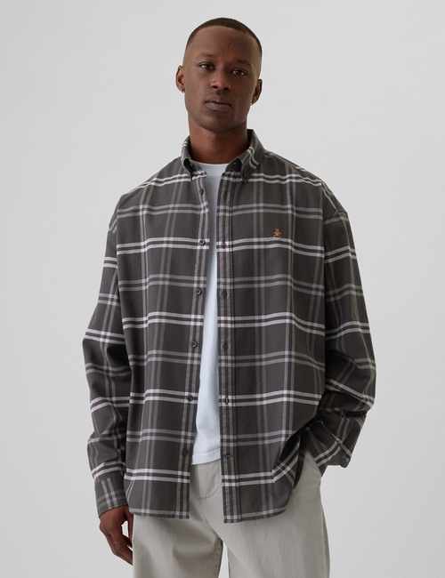 Brannan Bear Oxford Shirt in Untucked Fit