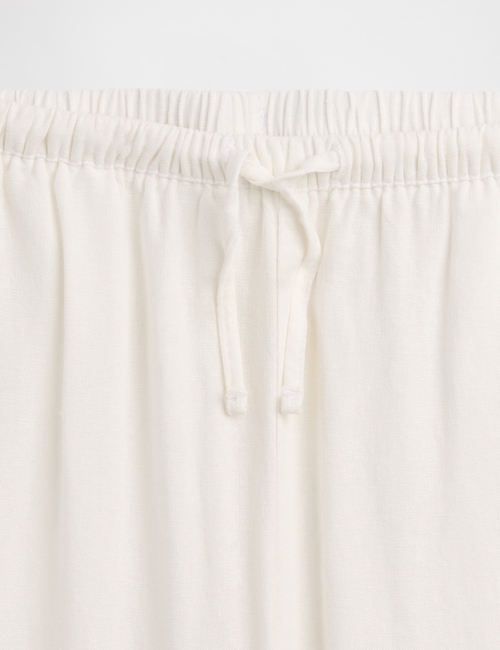 V-EASY WIDE LINEN PANT