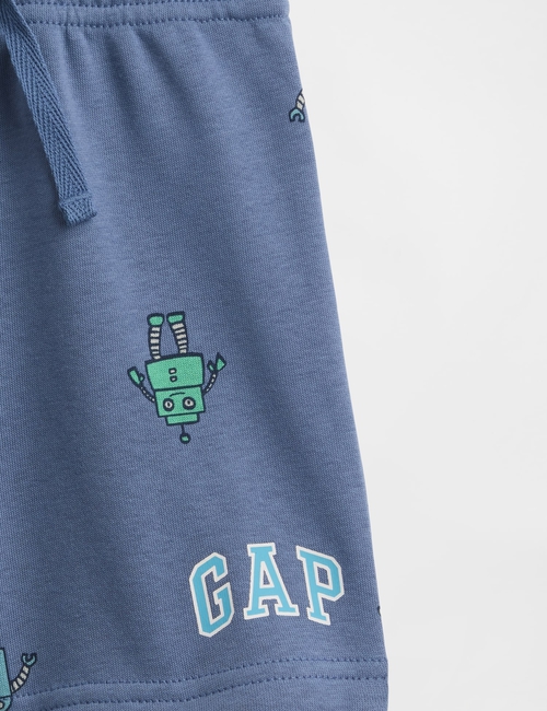 babyGap Relaxed French Terry Logo Pull-On Shorts