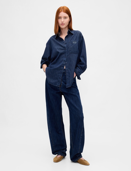 UltraSoft Denim Big Shirt