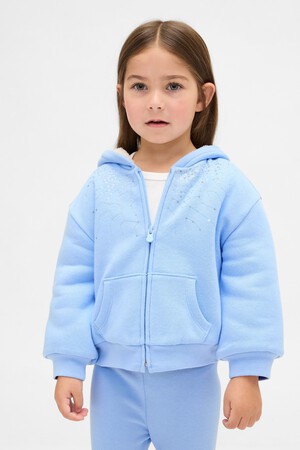 COZY FZ SEQUIN HOODIE