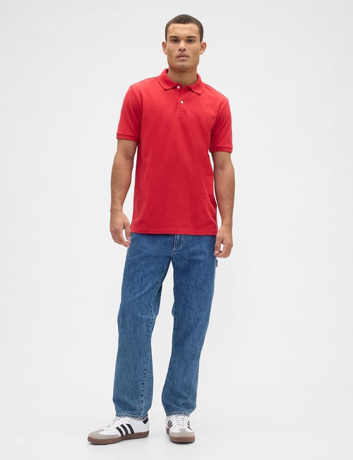 Stretch Pique Polo Shirt