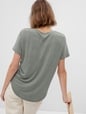 Linen-Blend T-Shirt