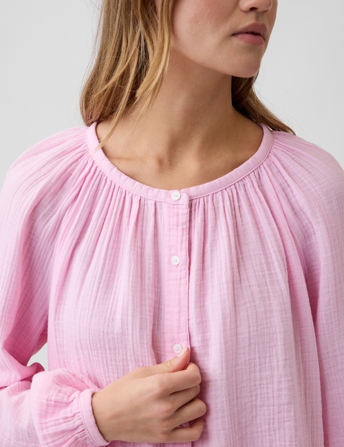 Oversized Gauze Top