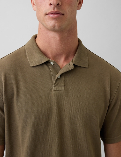 Relaxed Pique Polo