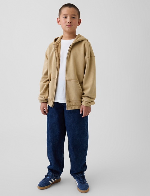 Kids VintageSoft Relaxed Zip Hoodie