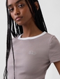 Ribbed Gap Logo Baby T-Shirt