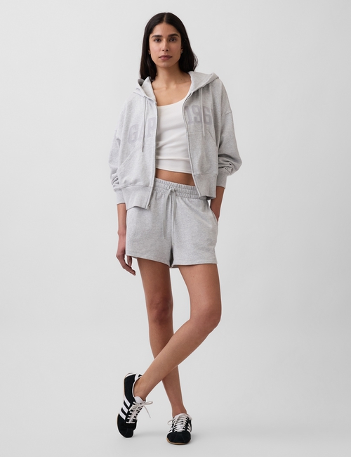 3" French Terry Relaxed Logo Sweat Shorts