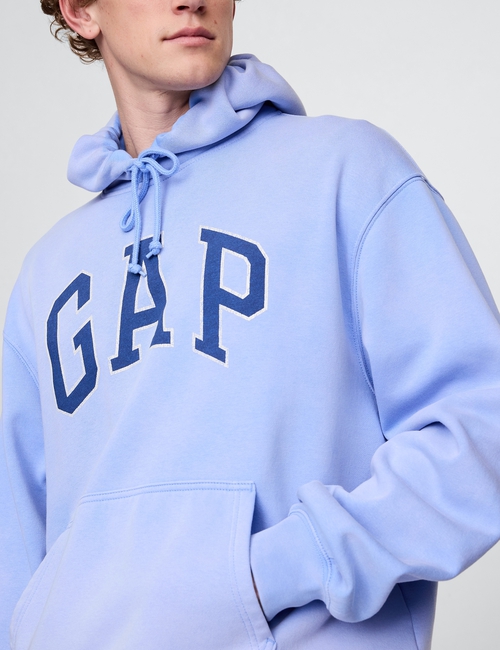 VintageSoft Oversized Logo Hoodie