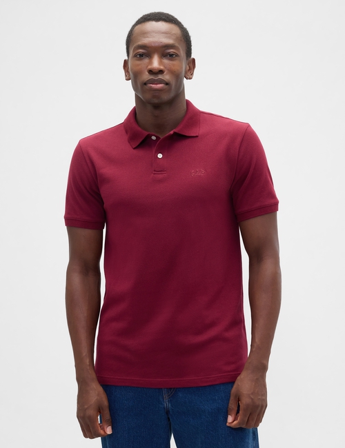 Gap Logo Pique Polo Shirt