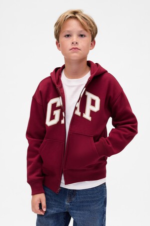 Kids Relaxed Gap Logo Zip Hoodie