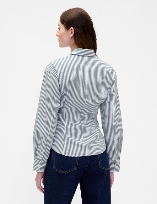 Organic Cotton Poplin Dolman Classic Shirt