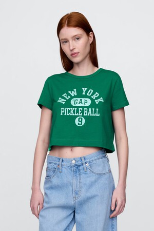 Organic Cotton VintageSoft Cropped T-Shirt