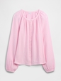 Oversized Gauze Top