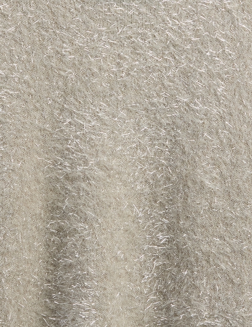 Kids Metallic Eyelash Crewneck Sweater