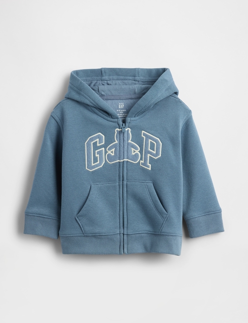 Baby VintageSoft Bear Logo Zip Hoodie