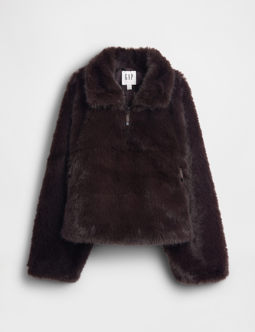GAP X SL FUR HALF ZIP