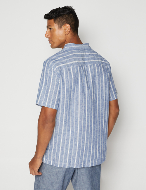 قميص ريزورت كتان وقطن