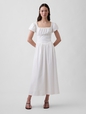 SS DROPWAIST LINEN MAXI DRESS