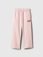 babyGap Vintage Soft Wide-Leg Logo Sweatpants