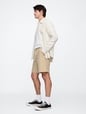 7" Essential Pull-On Khaki Shorts