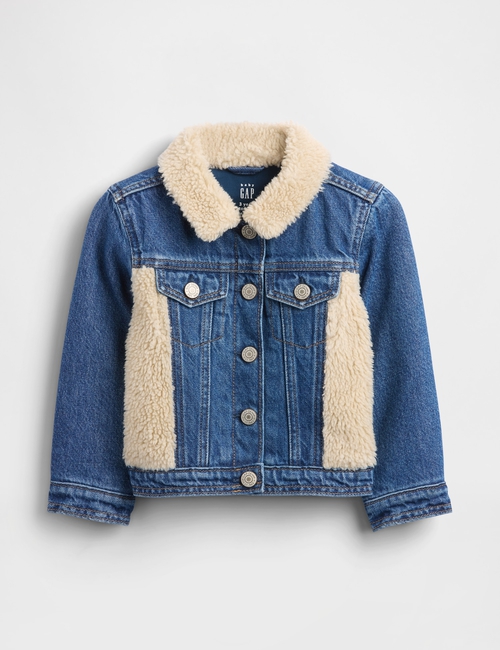 DEC DENIM SHERPA HEART JACKET