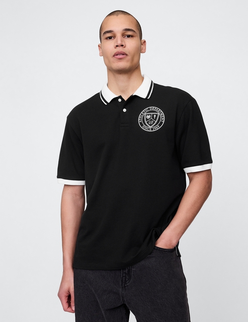 تي شيرت بولو بيكيه بشعار جاب