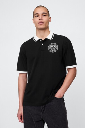 تي شيرت بولو بيكيه بشعار جاب