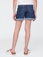 Kids Denim Midi Shorts
