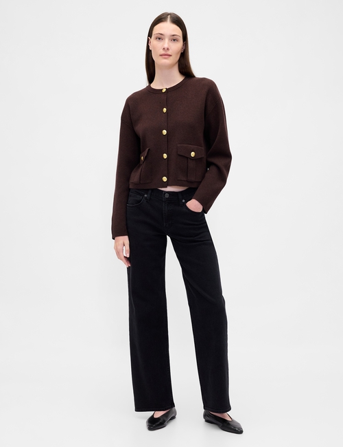 Pocket Cardigan Sweater