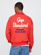 Vintage Soft Gap Logo Polo Sweatshirt