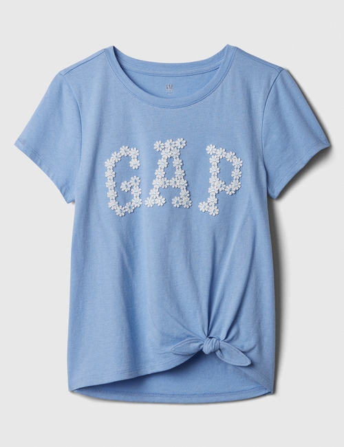 Kids Gap Logo Knot-Tie T-Shirt