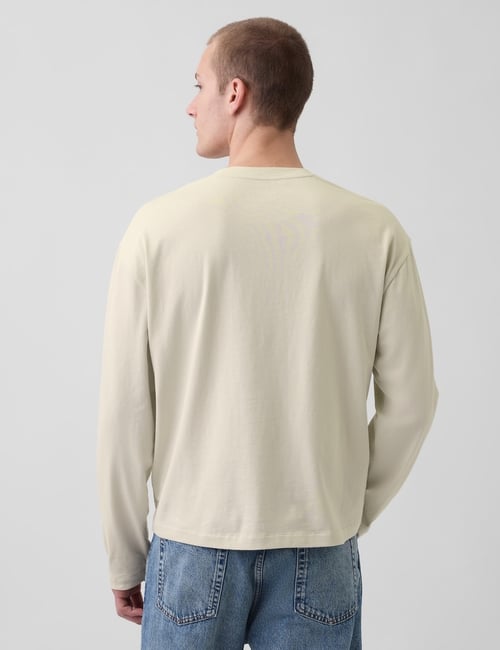 Relaxed Gap Logo Crop T-Shirt