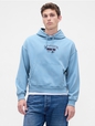 Heavyweight Oversized Logo Crop Hoodie