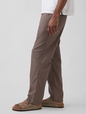 Linen-Cotton Relaxed Taper Pants