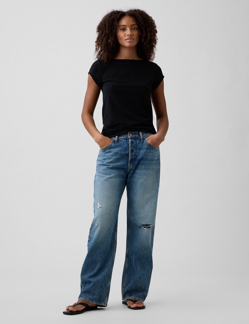 V-SS BOATNECK BALLET BACK
