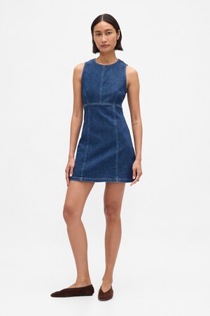 SL MINI SHELL SHIFT DRESS - DK MONROW